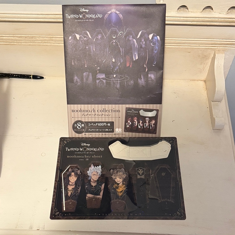 Disney Twisted Wonderland Character Bookmark Set official merchandise